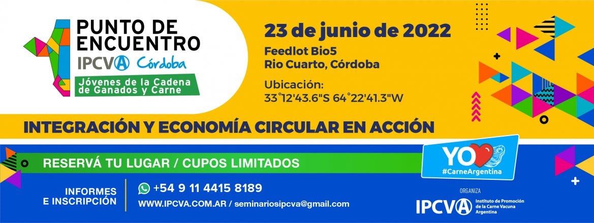 23 de junio: llega “Punto de Encuentro Córdoba” para los jóvenes de la cadena de la carne