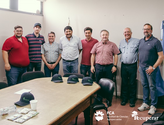 "Mejorar rindes y conservar los suelos", las bases del Convenio de la UNC -FCA y Recuperar SRL