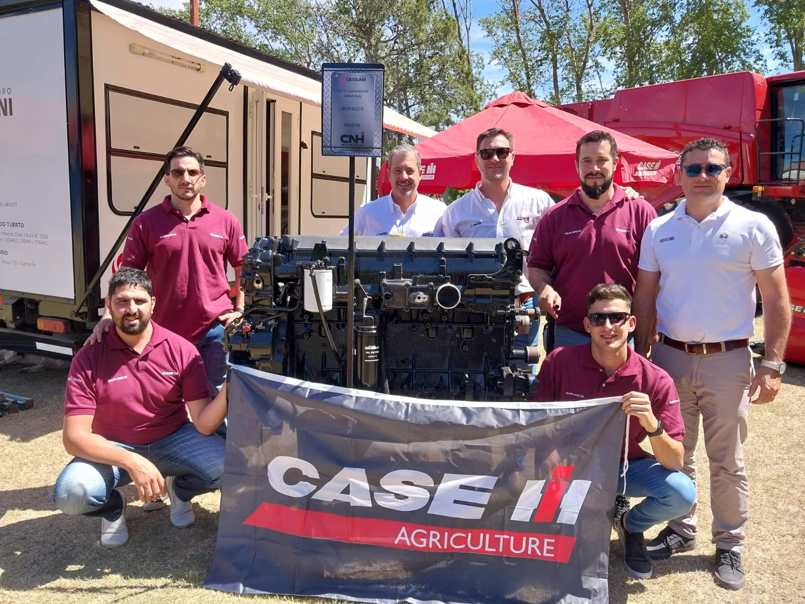 Case IH apuesta a la educación agraria con la entrega de motores a escuelas técnicas