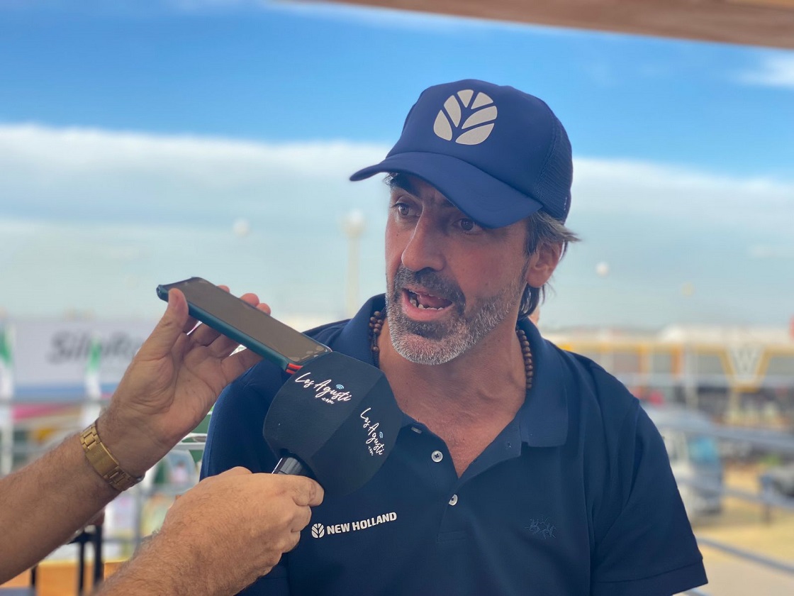 Tomás Liceda: "Desde New Holland queremos acompañar a todos con nuestra maquinaria, tecnología, innovación, servicio post venta y nuestro foco es el cliente”.