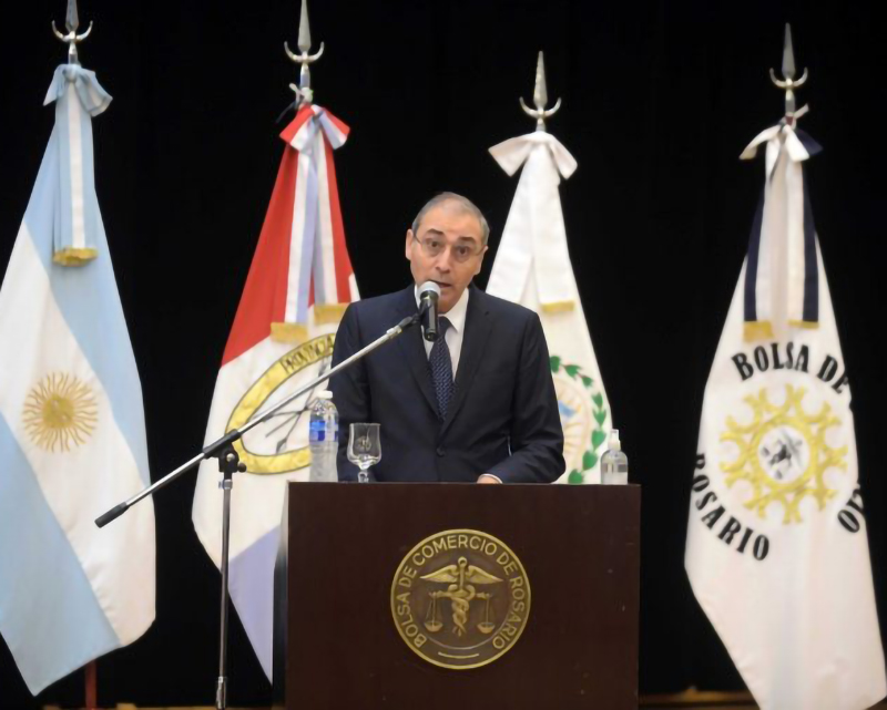 Miguel Simioni fue electo presidente de la Bolsa de Comercio de Rosario