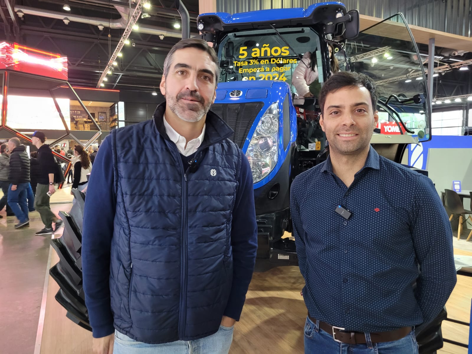 "Ha sido muy positiva la presencia de New Holland en la Expo Rural", señaló Tomás Liceda