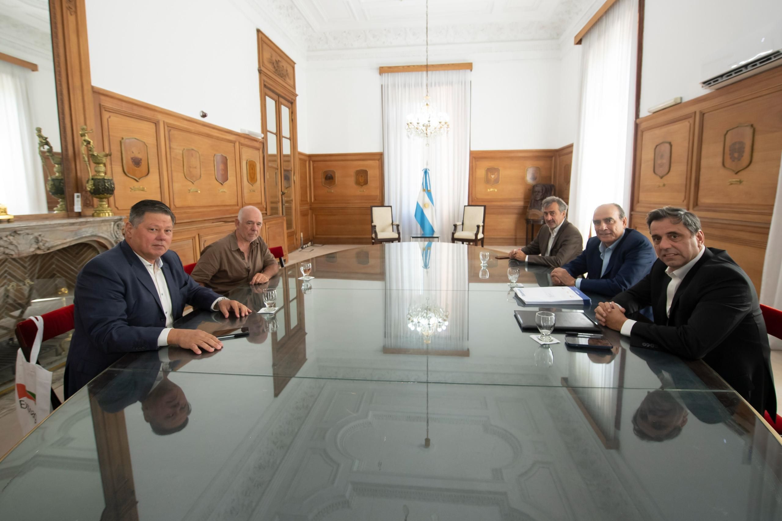 El ministro Francos recibió a los organizadores de Expoagro