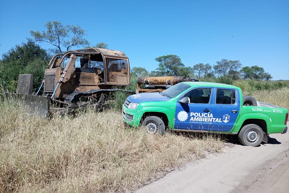 Policía Ambiental frenó desmontes ilegales en distintos puntos de la provincia