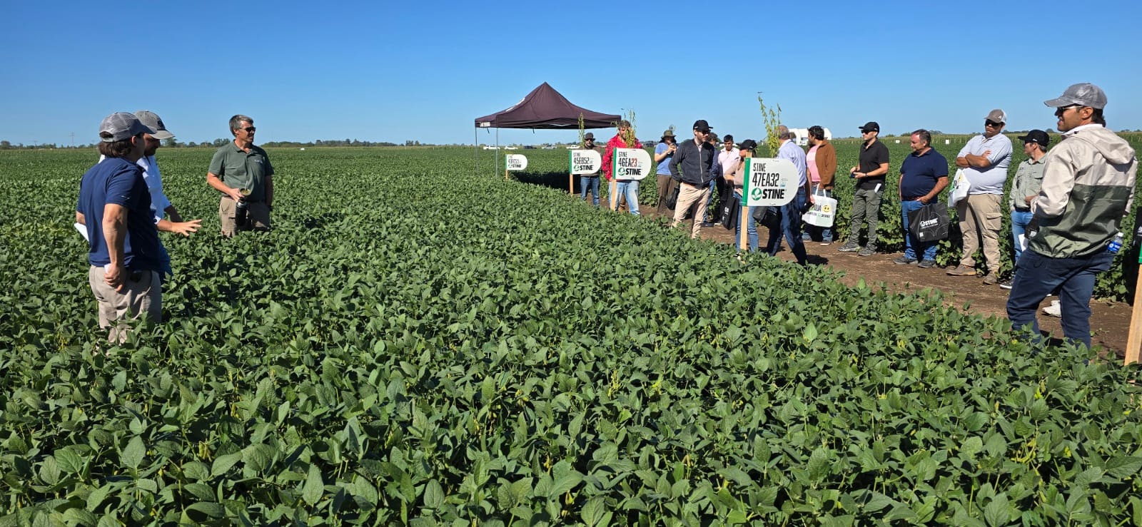 Indecar inauguró el "PT Farm" con una demostración ante decenas de productores