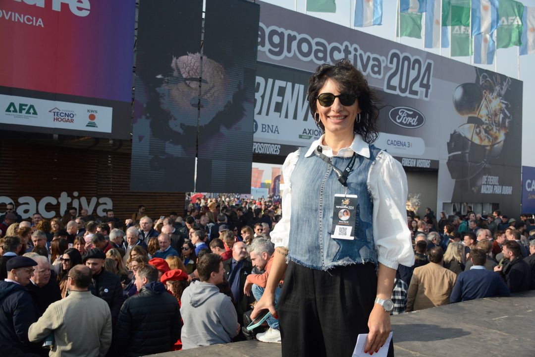 "No recuerdo haber visto una edición con tanta gente como en esta" dijo Rosana Nardi, directora de Agroactiva