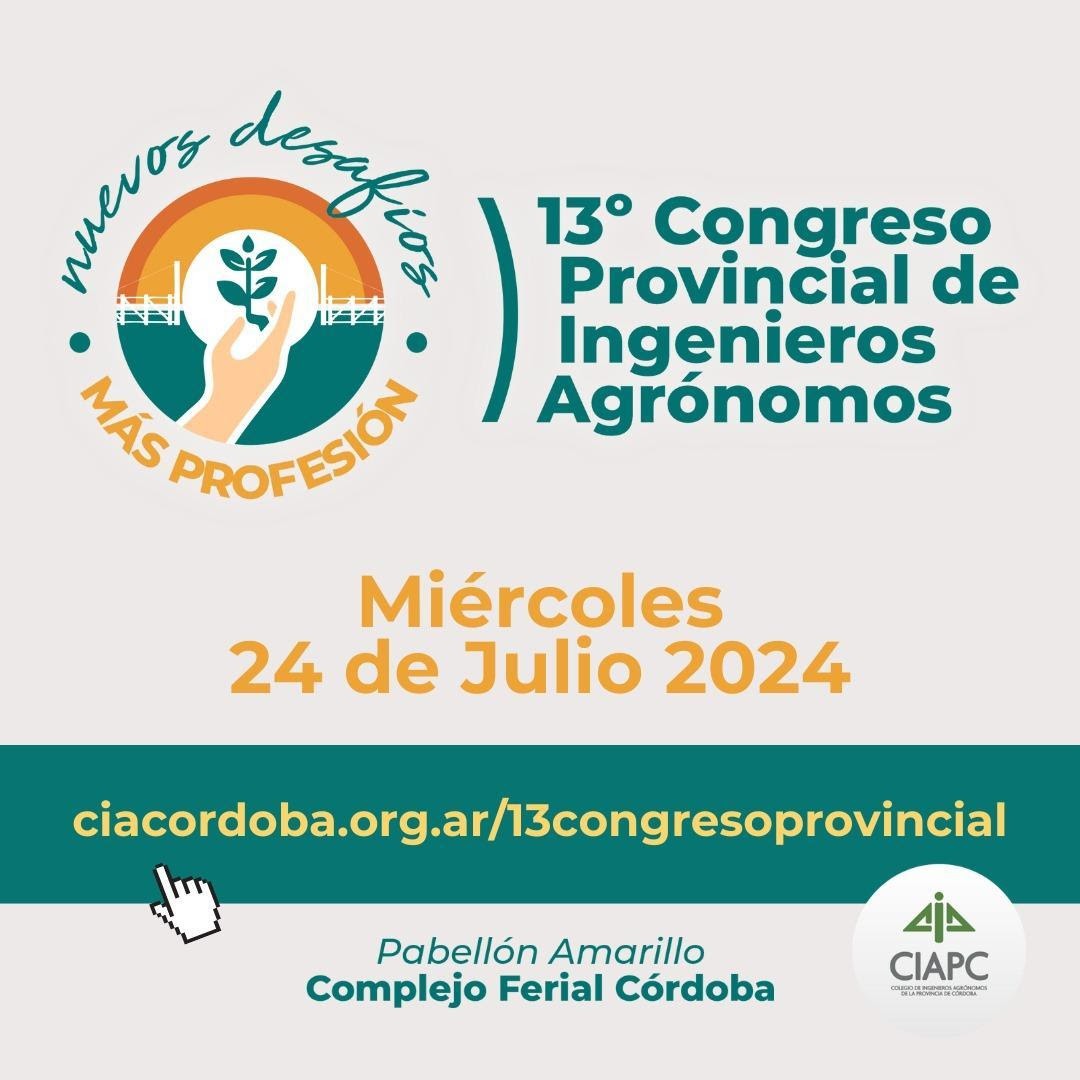Arrancó el 13° Congreso provincial de ingenieros agrónomos