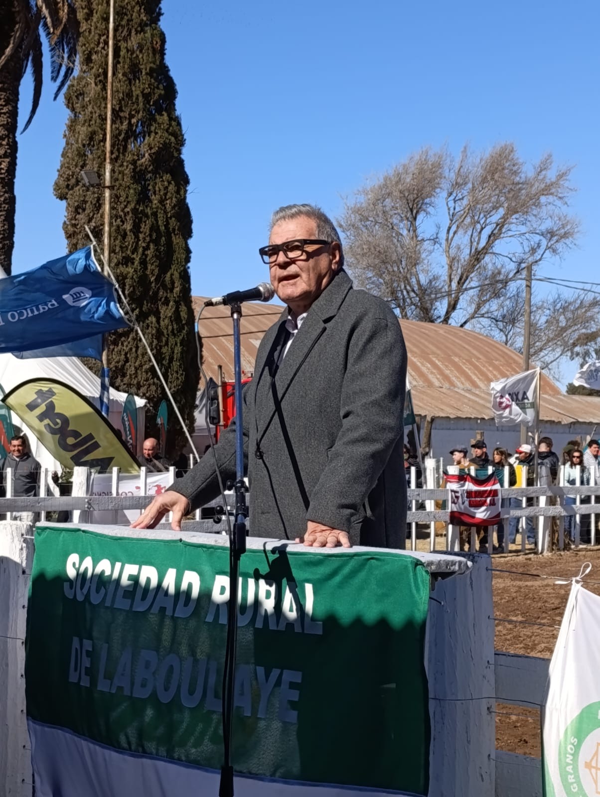 "Hace 22 años que se castiga al campo y no hemos dejado de reclamarlo”, dijo Busso en Laboulaye