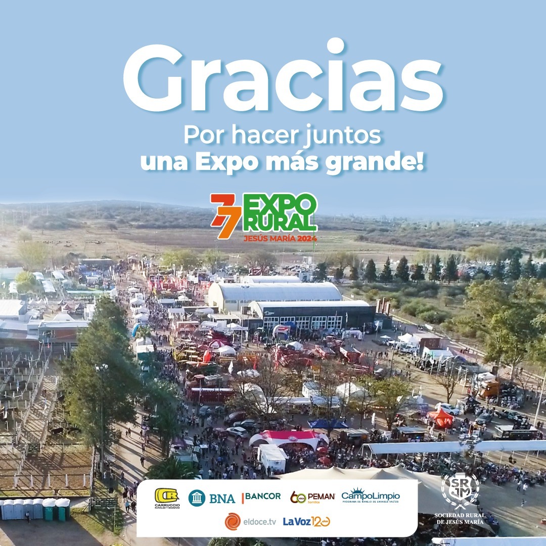 45.000 personas pasaron por la 77° Expo Rural durante estos 3 días (un 10% más que en 2023)
