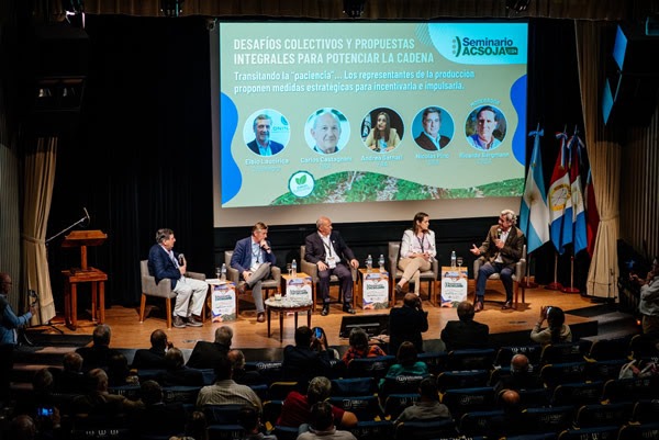 Los representantes de la Mesa de Enlace analizaron la actualidad del productor agropecuario en el Seminario Acsoja 2024