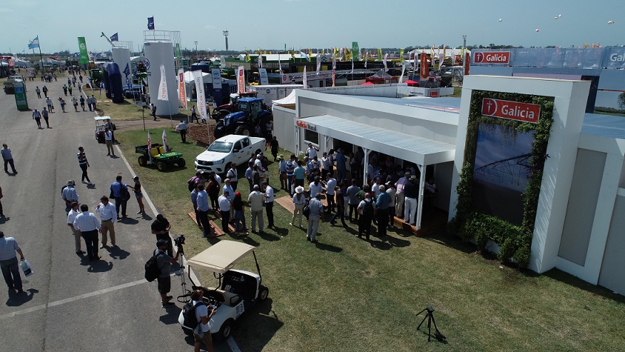 En la Expoagro tendremos mucho volumen de créditos disponible y la posibilidad de hacerte cliente digital" dijo el gerente de agronegocios del Banco Galicia