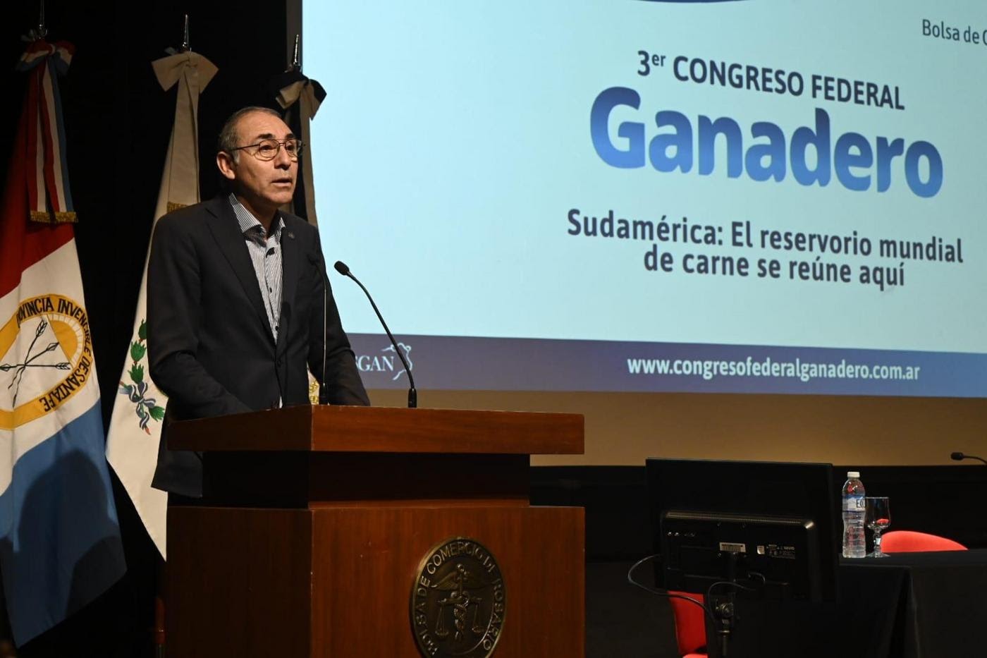 Simioni en la apertura del Congreso Ganadero: "La innovación es el ADN de la Bolsa de Comercio de Rosario"