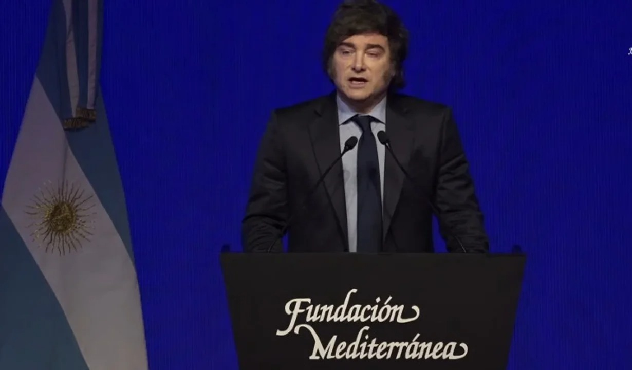 Milei en Córdoba: "Frenamos lo que pudo haber sido la crisis más importante de Argentina"