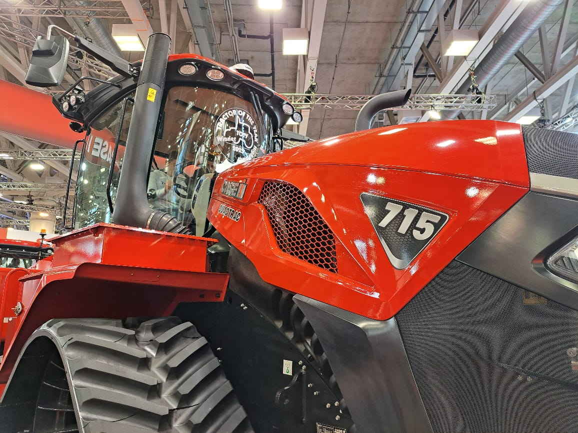 El premio al "tractor del año" fue para el Quadtrac 715 de CASE IH