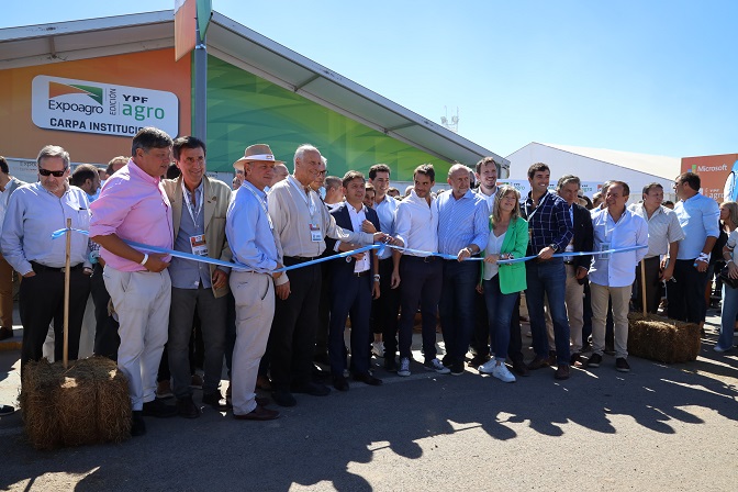 Kicillof encabezó el acto de inauguración de Expoagro: “Estoy gratamente impresionado”