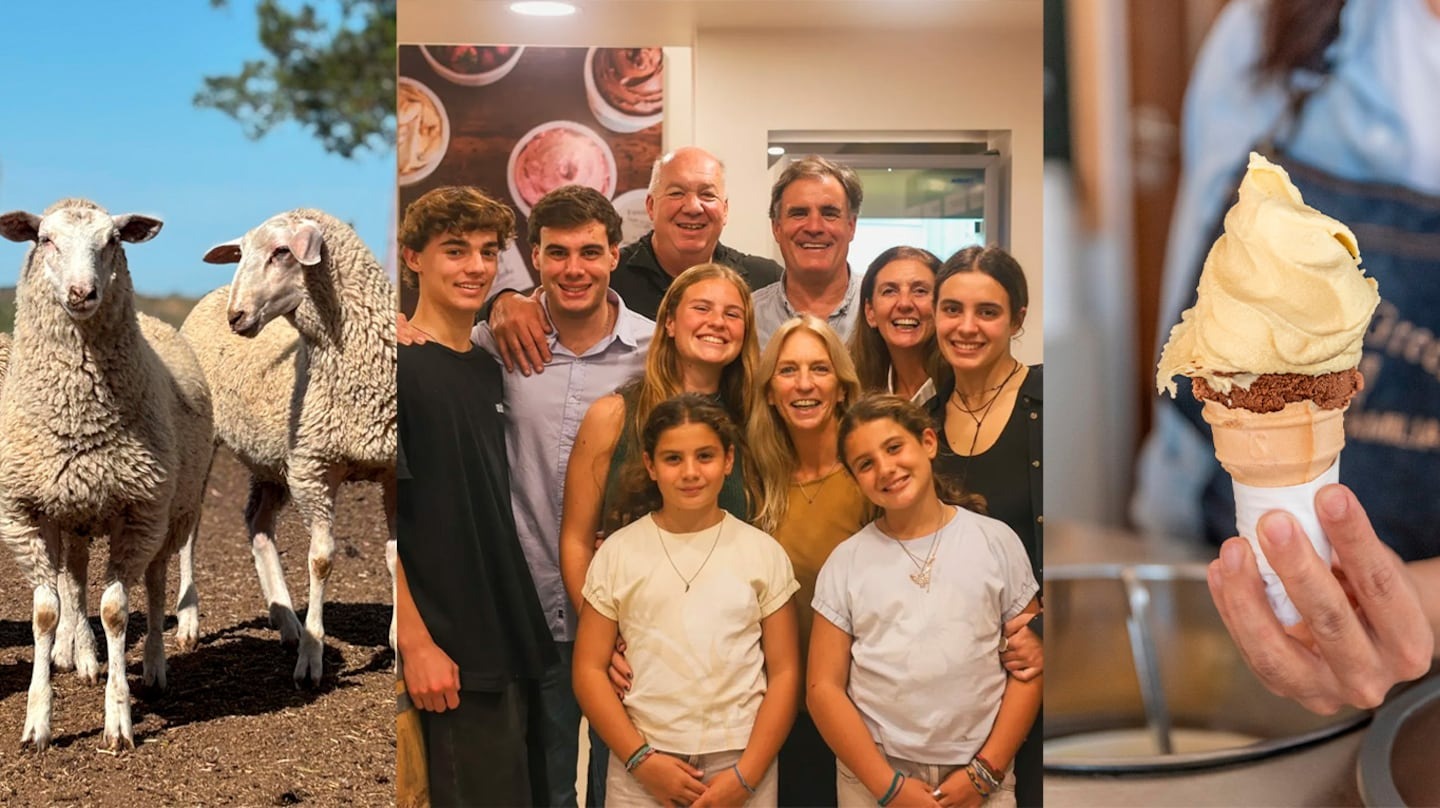 Del campo a la heladería: una familia empezó criando ovejas y ahora sorprende a la ciudad con delicias únicas