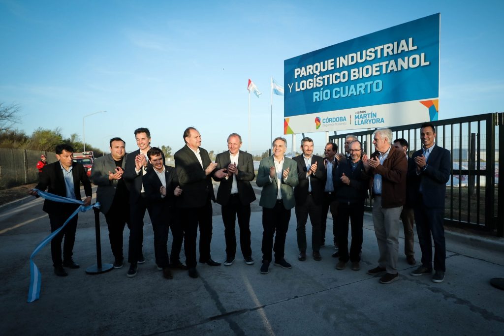 Río Cuarto: Llaryora inauguró un nuevo Parque Industrial y reclamó por la Ley de Biocombustibles