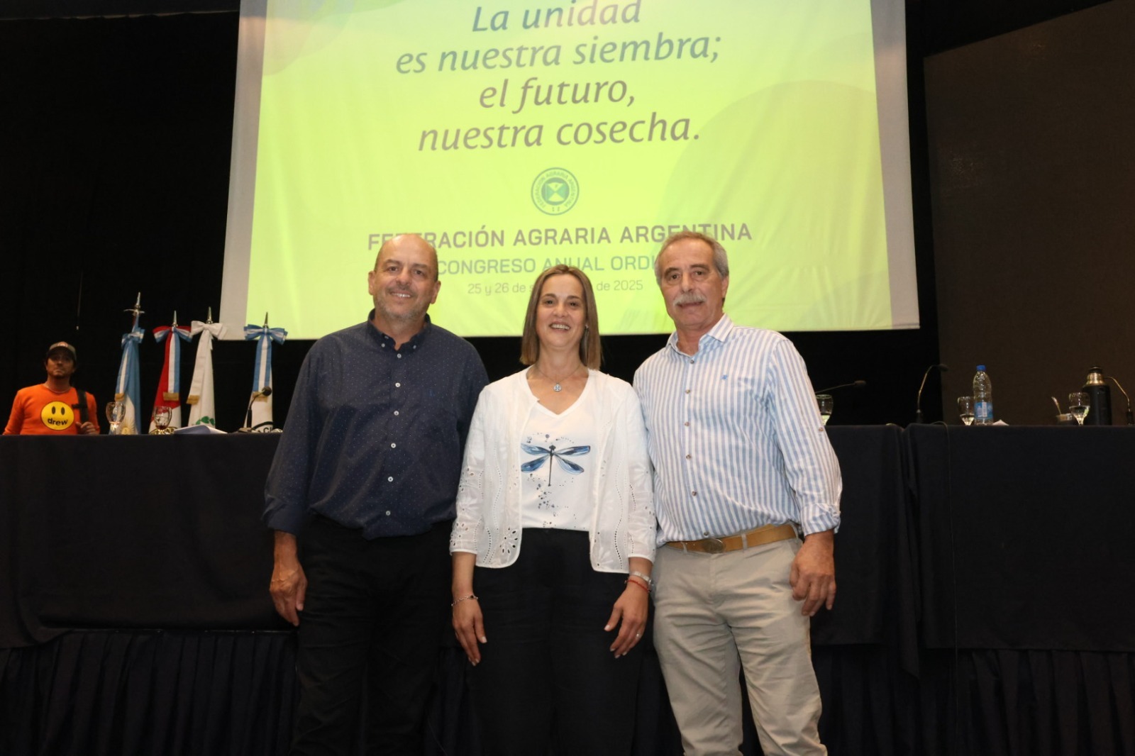 El Congreso Anual de FAA rechazó la política oficial de retenciones y ratificó a Sarnari como presidenta