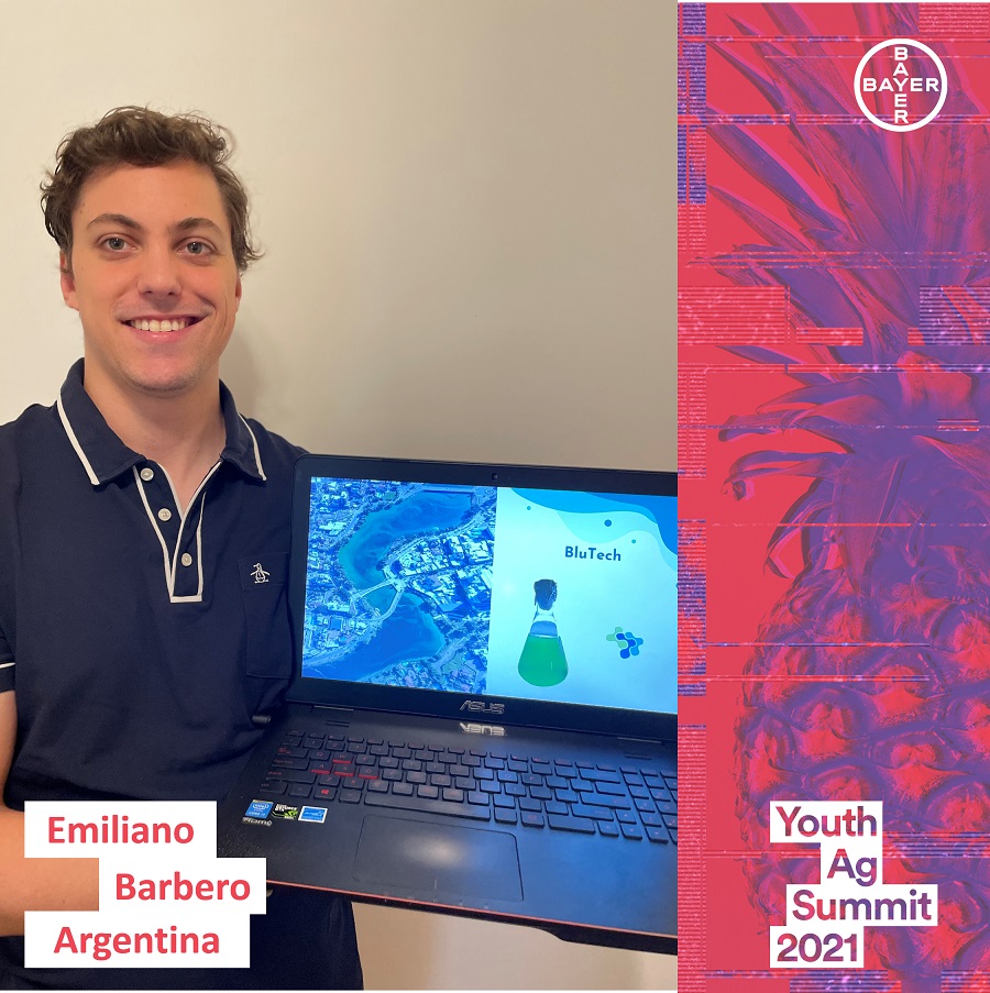 El cordobés Emiliano Barbero resultó ser uno de los tres premiados por Bayer en los proyectos para ayudar a alimentar al mundo