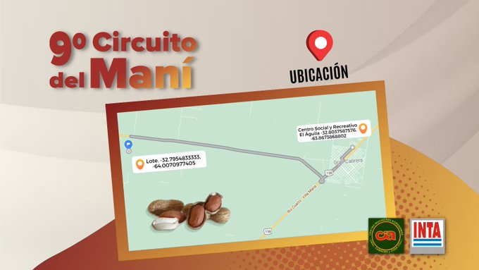 Con marcada asistencia de productores se desarrolla la primer jornada del noveno circuito del maní en General Cabrera