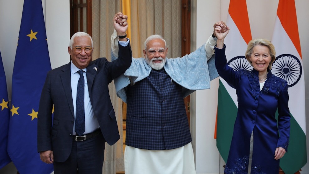La UE e India firman acuerdo comercial histórico tras 18 años de negociaciones