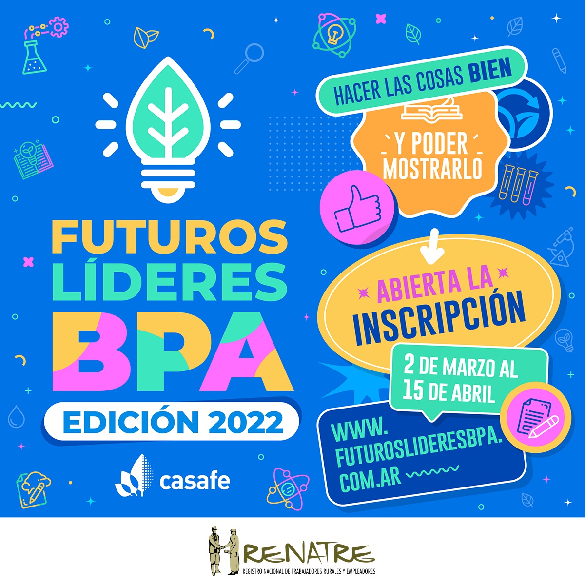 El RENATRE acompaña el concurso "Futuros Líderes BPA" organizado por CASAFE