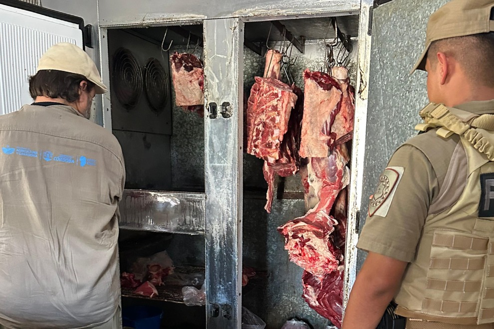 Faena clandestina: en Córdoba se decomisaron en marzo 1.700 kilos de carne bovina y porcina