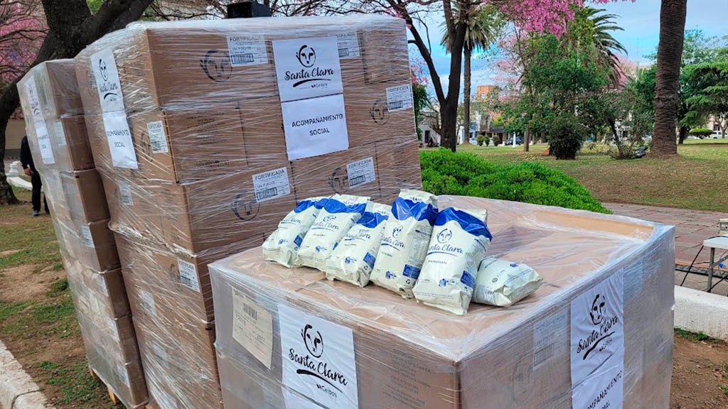 MECA donó a merenderos el equivalente a 24.700 litros de leche